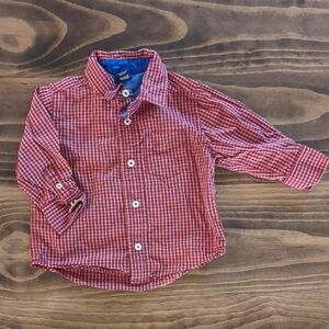 Red Checkered Kids Shirt